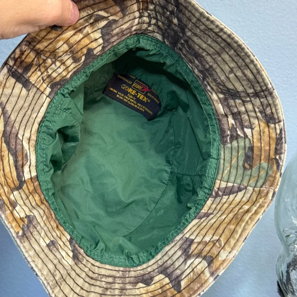 Vintage Advantage Camo GORE-TEX Bucket Hat Kids Woodland Camouflage‎ Waterproof